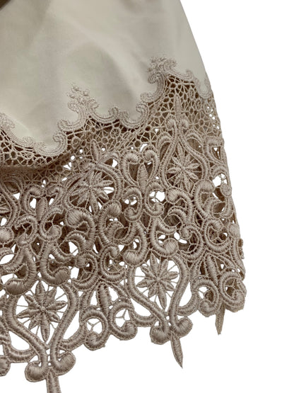 エポカ レースコンビタフタドレス エポカ　M5J14-339-40 ワンピース 40 ベージュ 24SS IT0COPL3F2U0