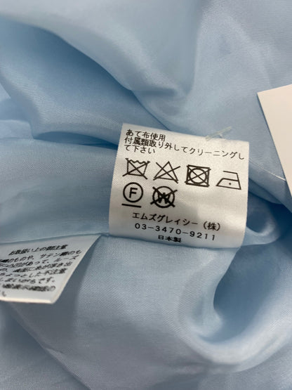 エムズグレイシー 211310 ワンピース 38 ブルー フラワープリント IT2C53644LH4