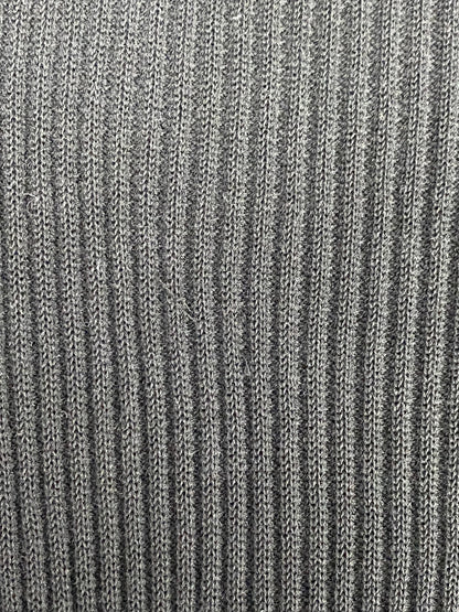 エムズグレイシー 328107 カーディガン 40 ブラック ニット ジップアップ リボン ITGMZAPDP9U8