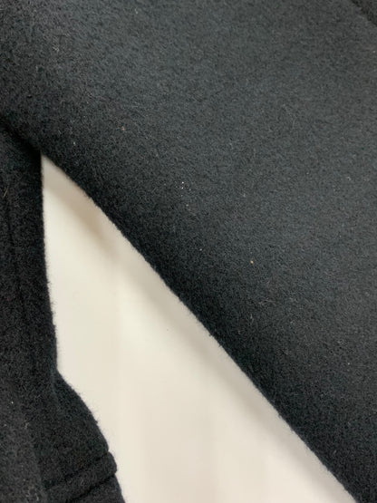 エムズグレイシー Purple Coat 819526 コート 40 ブラック ノーカラー ジップアップ リボン ITWXHDYAQDEY
