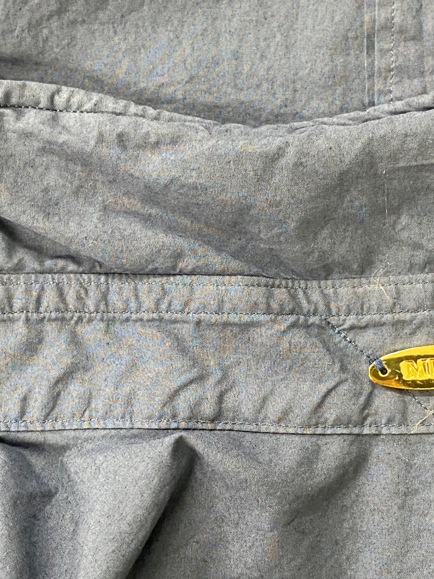 ミューズドゥドゥーズィエムクラス COTTON WASHシャツ 23-050-500-4120-1-0 F ネイビー 23SS IT64WA8MGHJM