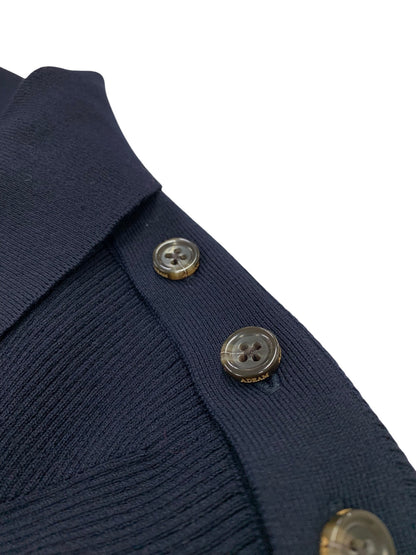 アディアム Claie Knit Top 44245 ニット XS ネイビー IT31K7532C4A