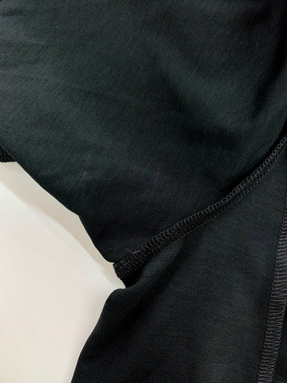 アディアム 44858 カットソー S ブラック ネック素材切替 ITVCCY94N03K