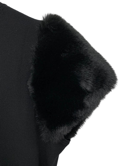 セルフォード シルクブレンドショートファースリーブニット CWNT244028 36 ブラック ITQ6GFPNYK6A