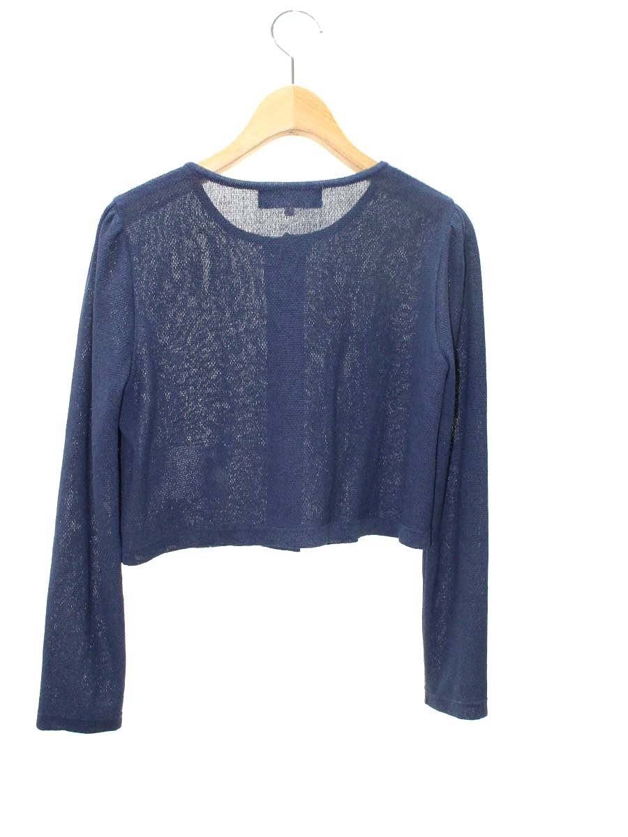 エムズグレイシー 018336 ボレロ 38 ネイビー カーディガン ITIMLVB29UTU