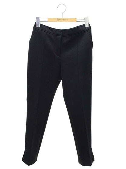 エムズグレイシー 316510 パンツ 36 ブラック サイドジップ ITULCRGQLMEK