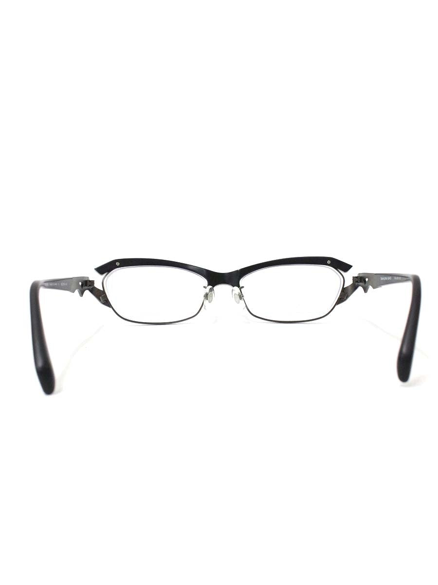 サムライ翔 SS-J28 メガネ 眼鏡 ブラック/ガンメタ コンビフレーム フルリム スクエア IT8260UOEP0W