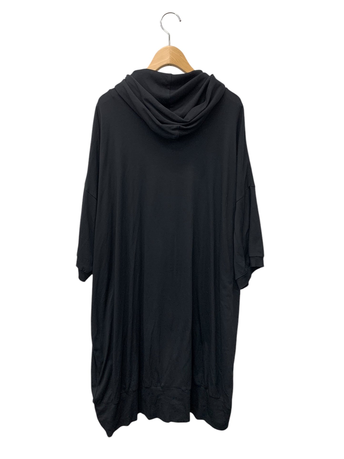 ヨウジヤマモト JUMBO CARDIGAN WITH HOOD FZ-T91-099 パーカー 2 ブラック ITEM0WFJ2GM4