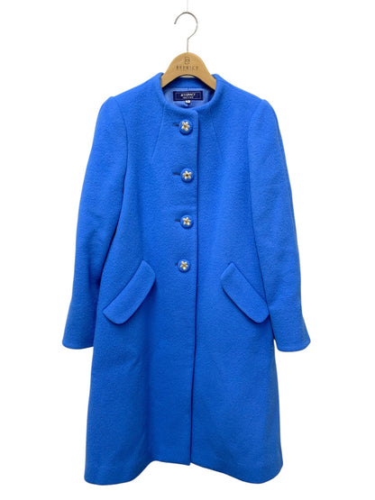 エムズグレイシー 319615 コート 36 ブルー 花刺繍 ITBITCNNU8CW