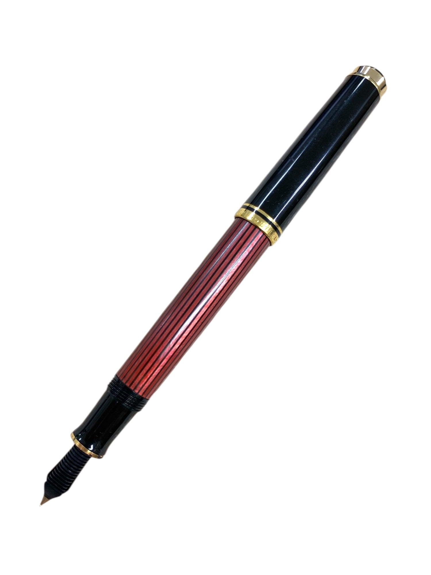 PELIKAN 万年筆 Souveranブルーストライプ ペン先14C-585