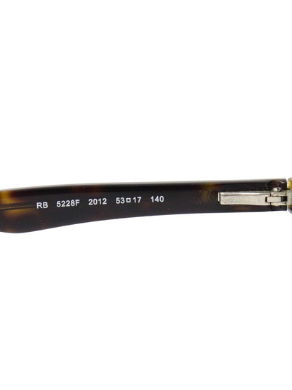 レイバン RB5228F メガネ ブラウン セルフレーム フルリム ウェリントン べっ甲柄 IT6TKP7CT5Z6 【SALE】