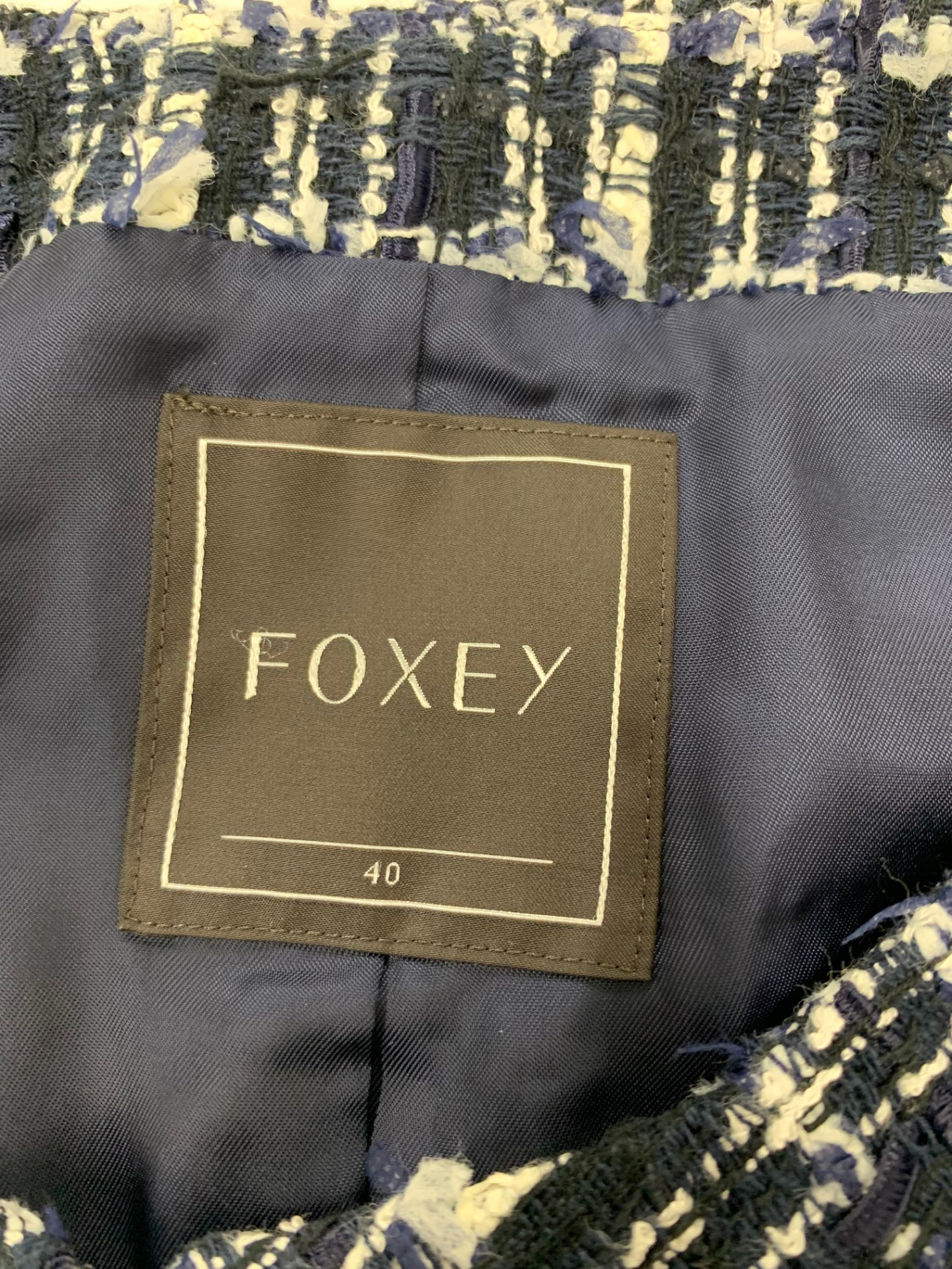 フォクシーブティック Jacket Petit Triomphe 39873 ジャケット 40 ブルー ITZ7Q30FEGQ8