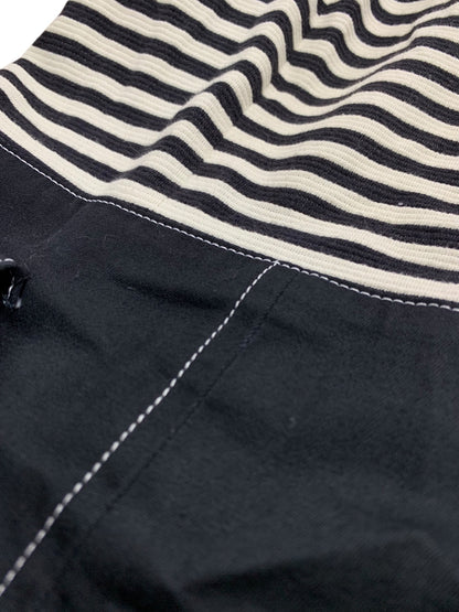 エムズグレイシー 521409 ワンピース 38 ブラック 切替 ボーダー ITEWD7KDRJ5C