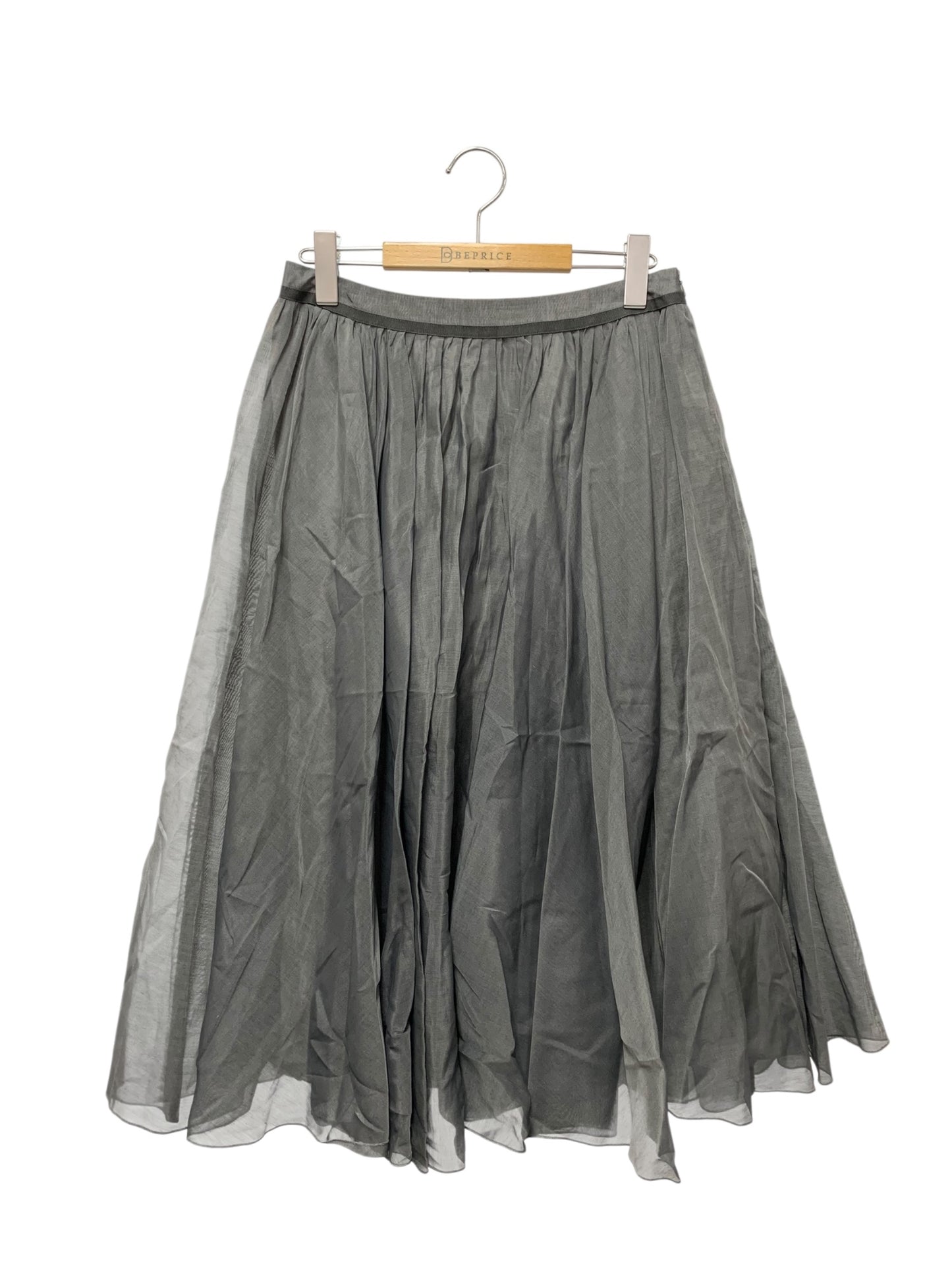 フォクシーブティック Skirt Sheer Circular 40950 スカート 42 グレー 2021年増産品 IT1K3HM3PEUO