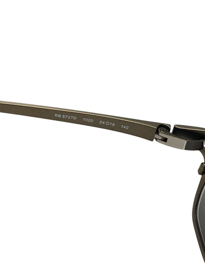 レイバン RB8727D メガネ ブラウン OPTICS GEOFIT チタニウムフレーム フルリム スクエア IT6HAPD0JRJ8