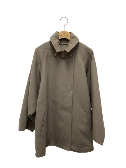 マックスマーラ 10860633000 コート 36 グレー CUCITO A MANO ウール混 ステッチ ITPH42HSX29W 【SALE】