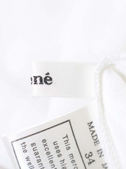 ルネ 6831040 ブラウス 34 ホワイト ビジュー パール ITSCHCQ68NI8