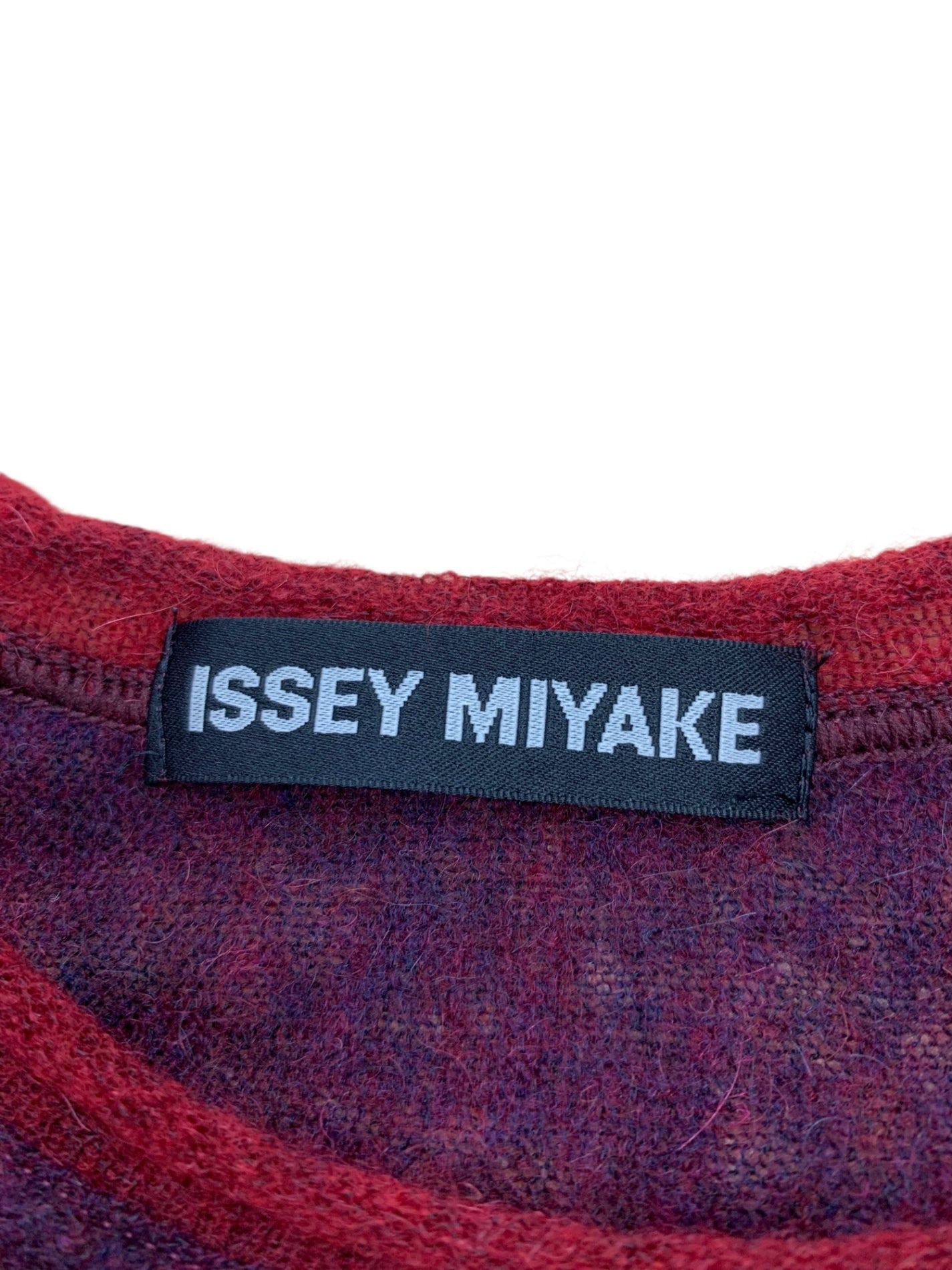 イッセイミヤケ ME83K022 ニット 2 ワインレッド アルパカ混 ITBDUQH2HOKW 【SALE】