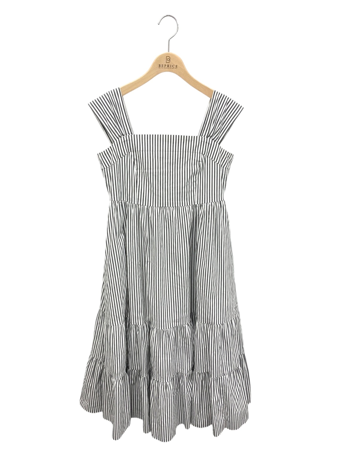 フォクシーニューヨーク 40094 ワンピース 38 ブラック Dress Vacance Stripe ITM1D6B2KHKS