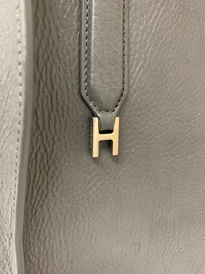 ヒロフ トートバッグ グレー レザー ITQHK249R1J0