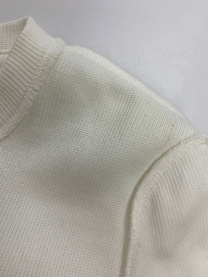 ツルバイマリコオイカワ 2230530 ワンピース 34 ネイビー 切替 ニット タックフレア ITXY6ZSU35U0 【SALE】