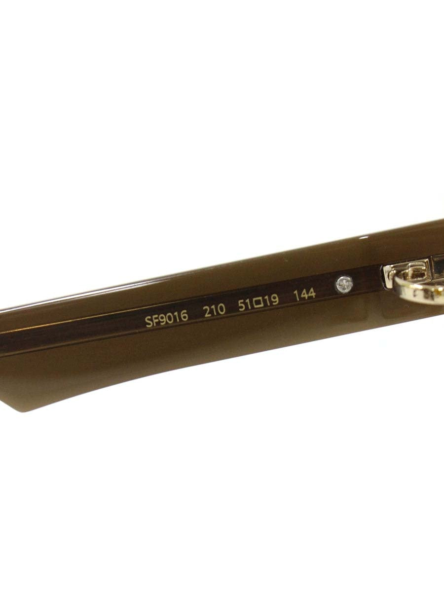 フォーナインズ SF9016 210 メガネ ブラウン 999.9×Ferragamo コラボ セルフレーム フルリム ウェリントン ITIF4HBQ7KBC