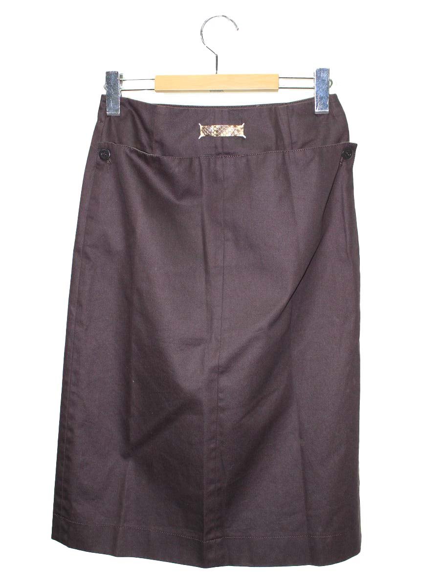 ルグランブルー 293403 スカート S ブラウン パイソンタグ ITKYP07WK8YN