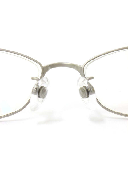 フォーナインズ S-662T メガネ シルバー メタルフレーム フルリム スクエア IT2MFNI78G1S