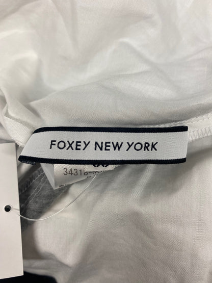 フォクシーニューヨーク collection COMBO JERSEY DRESS 34318 ワンピース 38 ホワイト フレア IT8UHH027J02