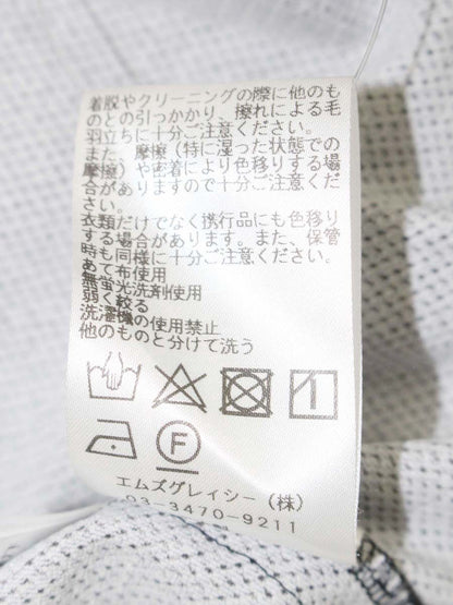 エムズグレイシー 315302 カットソー 38 グレー ダブルビックカラー ITMOZQESY0JK