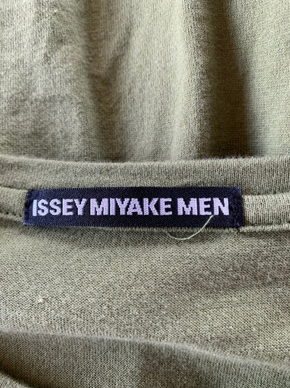 イッセイミヤケメン ME21JK443 Tシャツ 2 カーキグリーン ステッチ ITBIDQZPLWRW 【SALE】