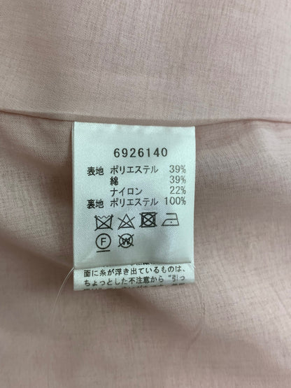 ルネ 6926140 ワンピース 36 ピンク エンボス タックフレア ITU1YGS8261G
