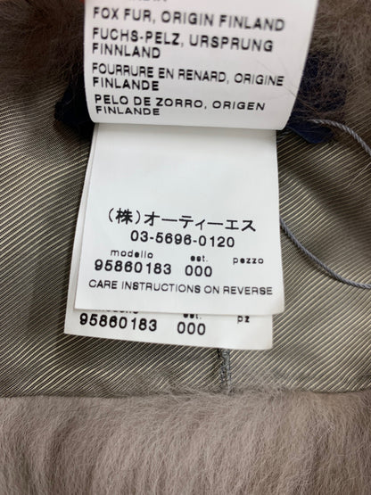 エスマックスマーラ 9586183 マフラー グレー フォックスファー ITW2D2RSFCO4