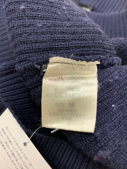 イッセイミヤケ ME33KN029 ニット M ネイビー ライン ウール IT8R99227EW6 【SALE】