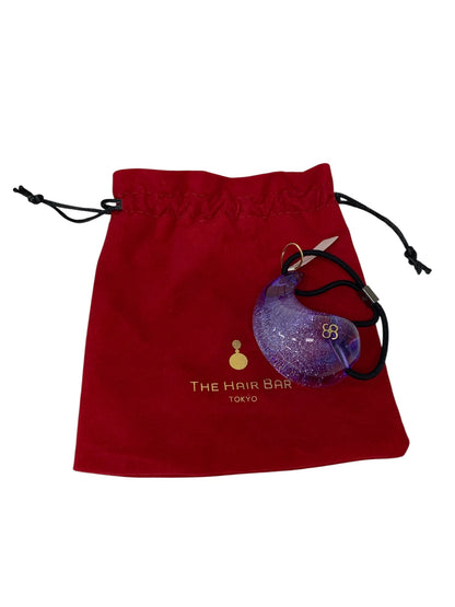 コレットマルーフ ヘアーゴム パープル アクリル ラメ ティアドロップ IT7AQDQSMT61 【SALE】