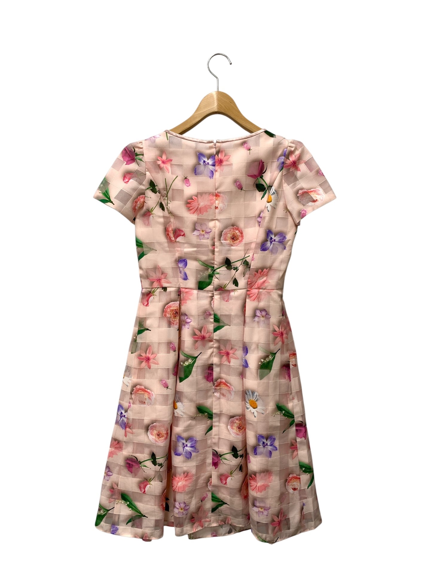エムズグレイシー Organdy Flower Dress 911111 ワンピース 36 ピンク フラワープリント IT7QDMTQN60S