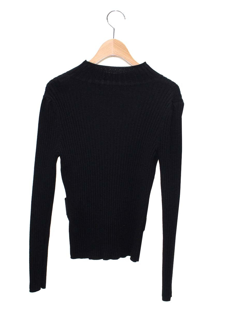 エムズグレイシー 418604 ニット 38 ブラック リボン ITUFHVSQXT82