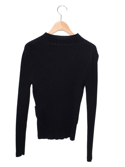 エムズグレイシー 418604 ニット 38 ブラック リボン ITUFHVSQXT82