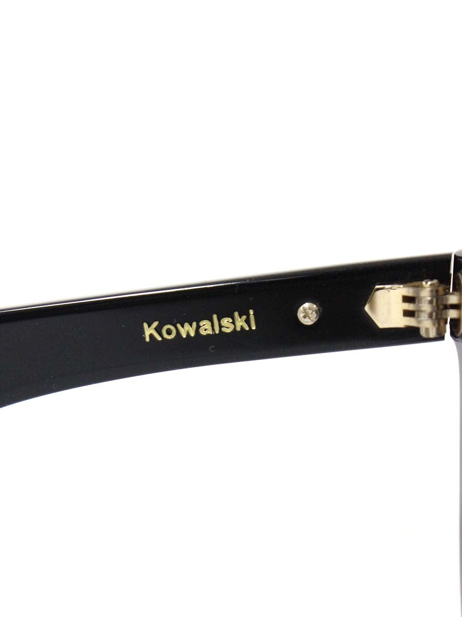 ネイティブサンズ Kowalski PL-008E メガネ ブラック セルフレーム フルリム ウェリントン IT17B4LNLWUA