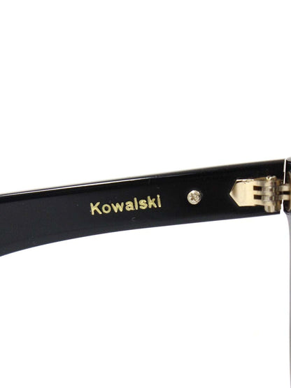 ネイティブサンズ Kowalski PL-008E メガネ ブラック セルフレーム フルリム ウェリントン IT17B4LNLWUA