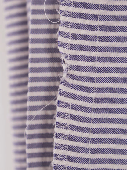 エムズグレイシー ストライププリーツスカート 417316 38 ブルー ITC47049GWK4