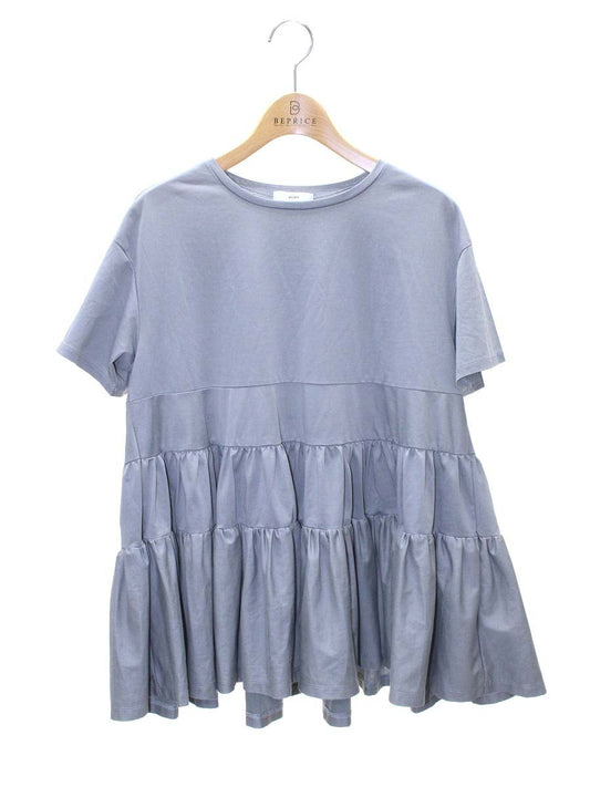 ヨリ YR2211-089SM カットソー F グレー ペプラム フレア ITFJGVKBNX9O