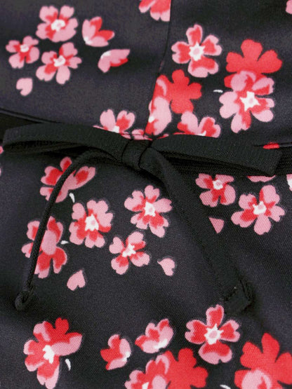 ギャラリービスコンティ 1298014 ワンピース 3 ブラック フラワープリント ITO9LTMKD41S