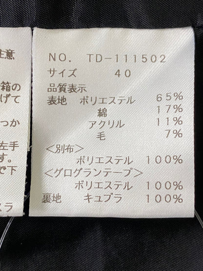 エムズグレイシー キルティングジャンパースカート 111502 ワンピース 40 ブラック ITW92B0EBL9M