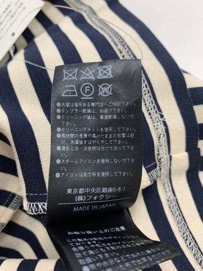 フォクシーブティック Top Venezia 44233 トップス 38 ネイビー ボーダー ITLDQOWAYB1O