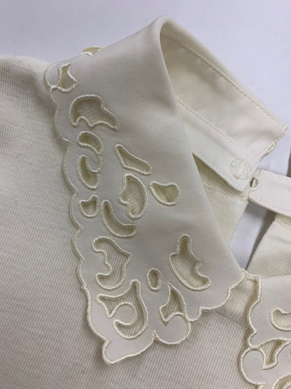 フォクシーブティック Viola Top ヴィオラトップ 44933 ニット 38 ホワイト 衿付 ITUE0VF3JOAW 【SALE】