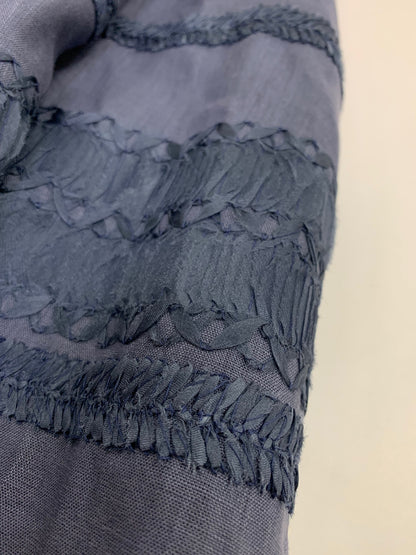 フォクシーブティック Dress Linen Sky 45805 ワンピース 42 ネイビー IT8VO26Y5U42