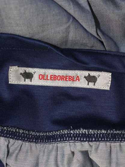 アルベロベロ 232512 チュニック M ネイビー ぶたさん HAVE A NICE DAY ウエストギャザー ITJNXRTE6VME