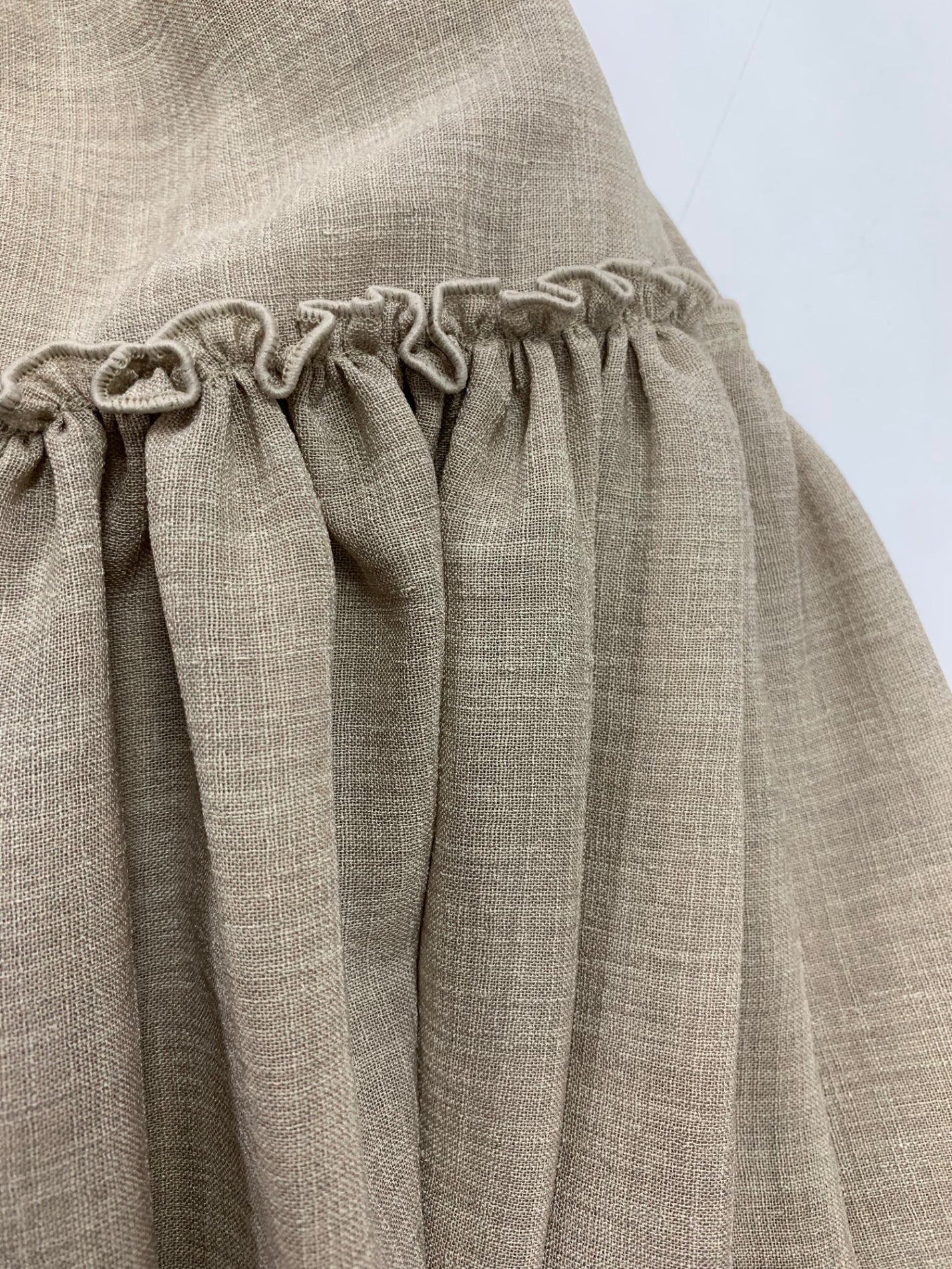 デイジーリン Raku-Raku Swing Skirt ラクラクスウィング 06721 スカート 42 ベージュ ウエストギャザー ITQIFS1B1JPC