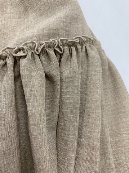 デイジーリン Raku-Raku Swing Skirt ラクラクスウィング 06721 スカート 42 ベージュ ウエストギャザー ITQIFS1B1JPC